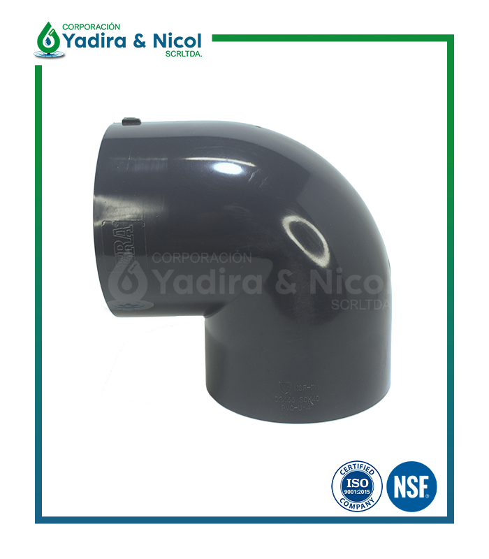 CODO DE 90° A PRESIÓN PVC SCH-40 ERA