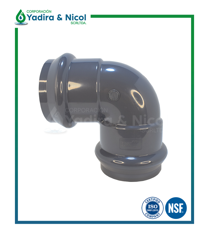 CODO DE 90° PVC UF ERA