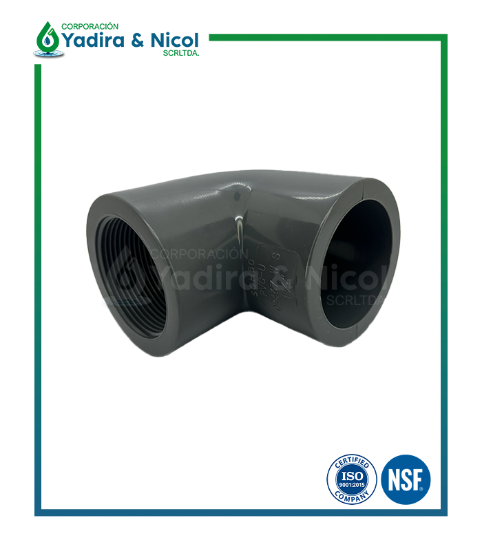CODO DE 90° MIXTO PVC SCH-80 ERA