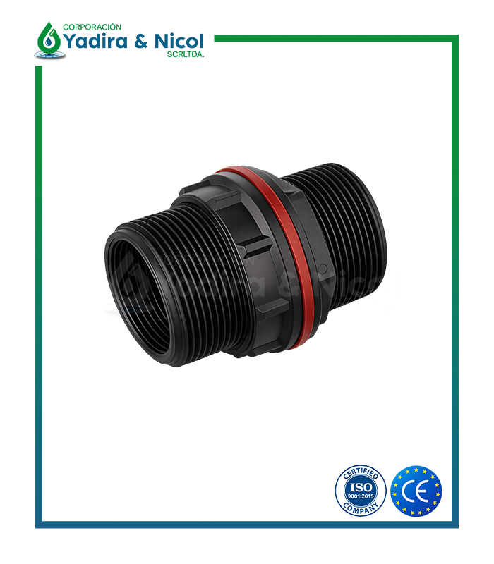 CONECTOR DE TANQUE CON ROSCA HDPE TEMACO
