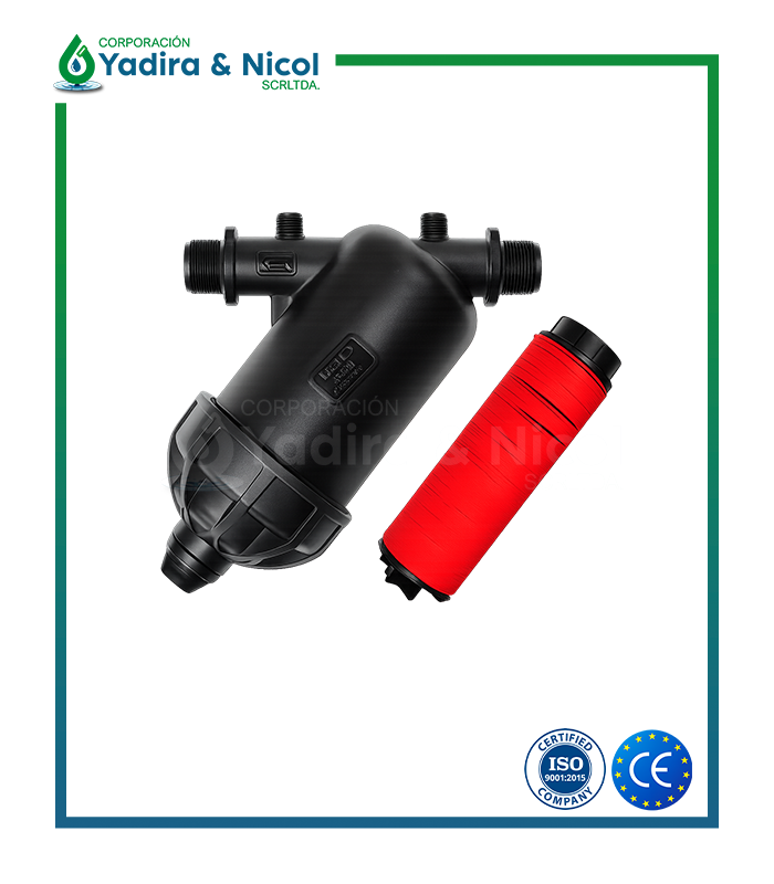 FILTRO DE DISCOS TEE 2″ DISK 120 MESH NPT TEMACO