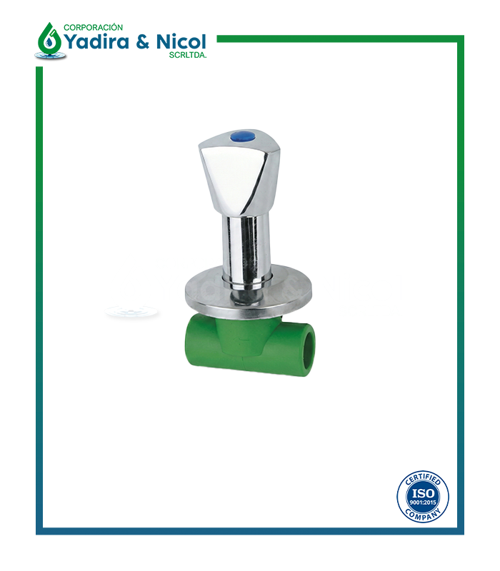 LLAVE DE DUCHA CROMADA PPR ROTOPLAS