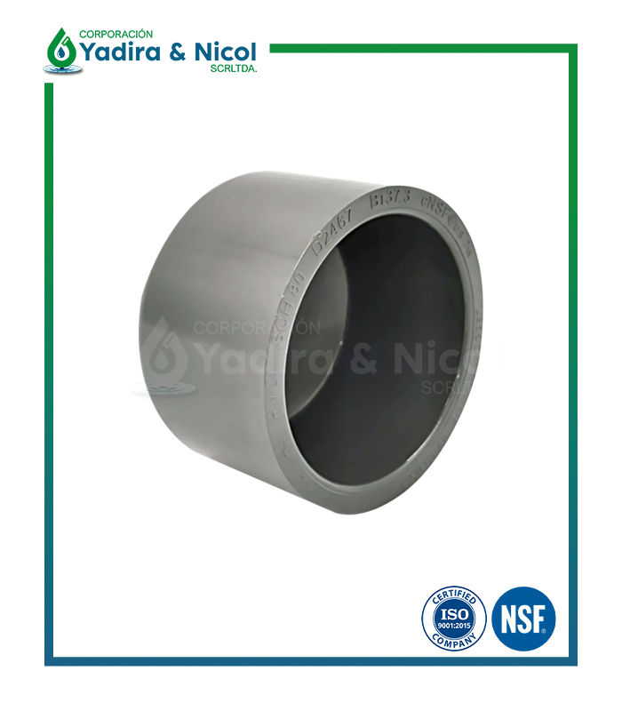TAPON HEMBRA A PRESIÓN PVC SCH-80 LESSO