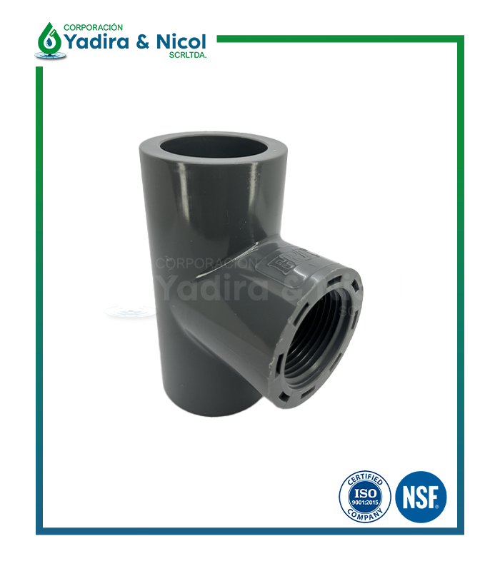 TEE MIXTO PVC SCH-80 ERA