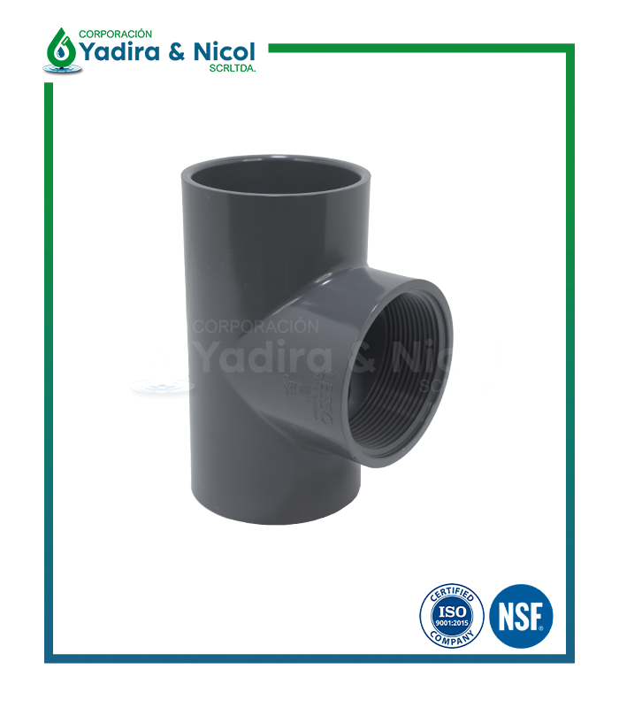 TEE MIXTO PVC SCH-80 LESSO