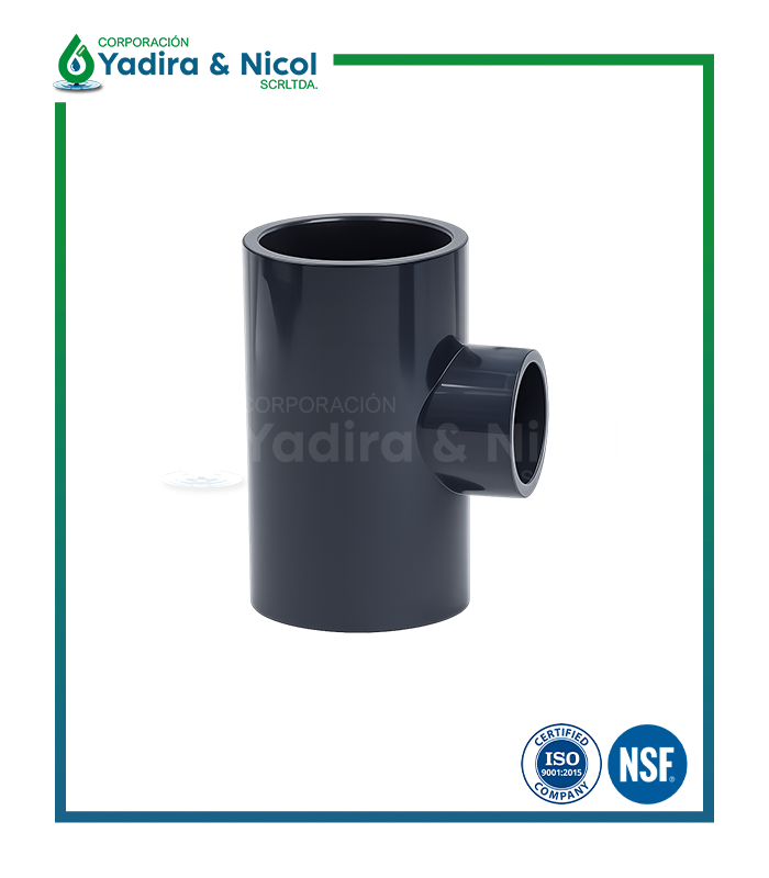 TEE REDUCCIÓN PVC SCH-80 TIANYAN