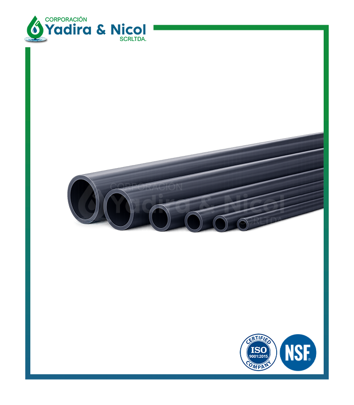 TUBO A PRESIÓN PVC SCH-80 SH-DFP