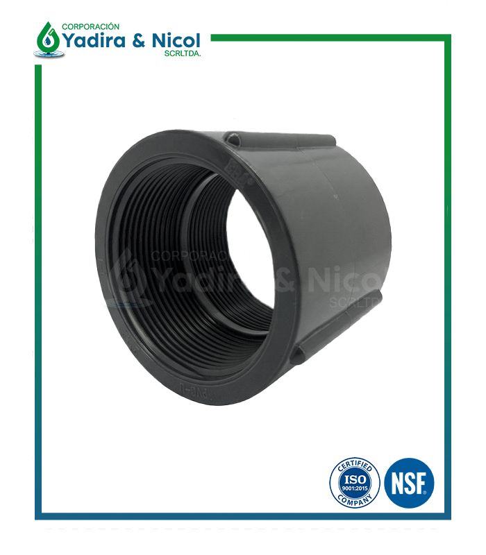 UNIÓN SIMPLE CON ROSCA PVC SCH-80 ERA